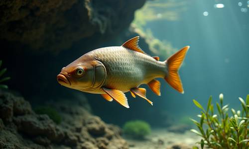 A diverse group of carp fish showcasing different types and colors.